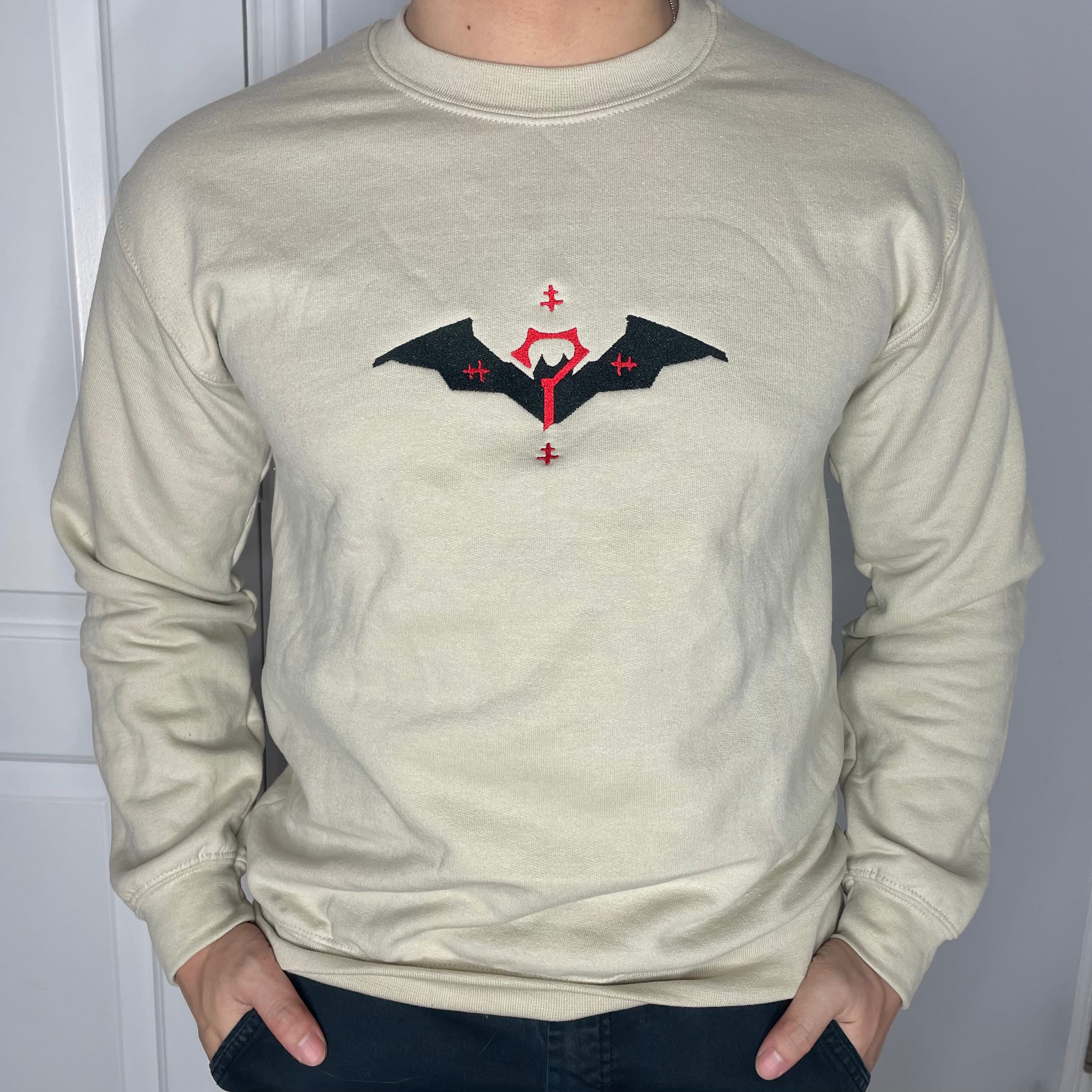 The Riddler & Batman Embroidered Sweatshirt - TM