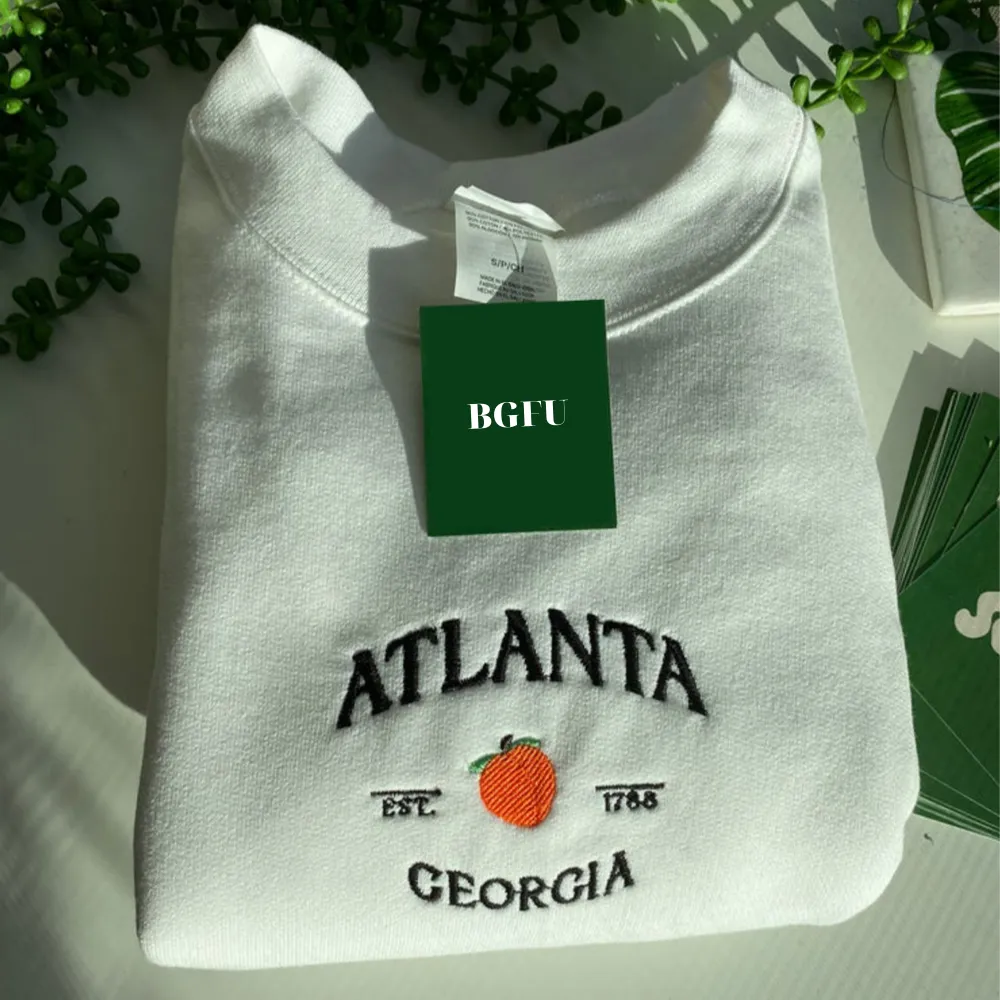 Atlanta Georgia 1788 Embroidered Sweatshirt