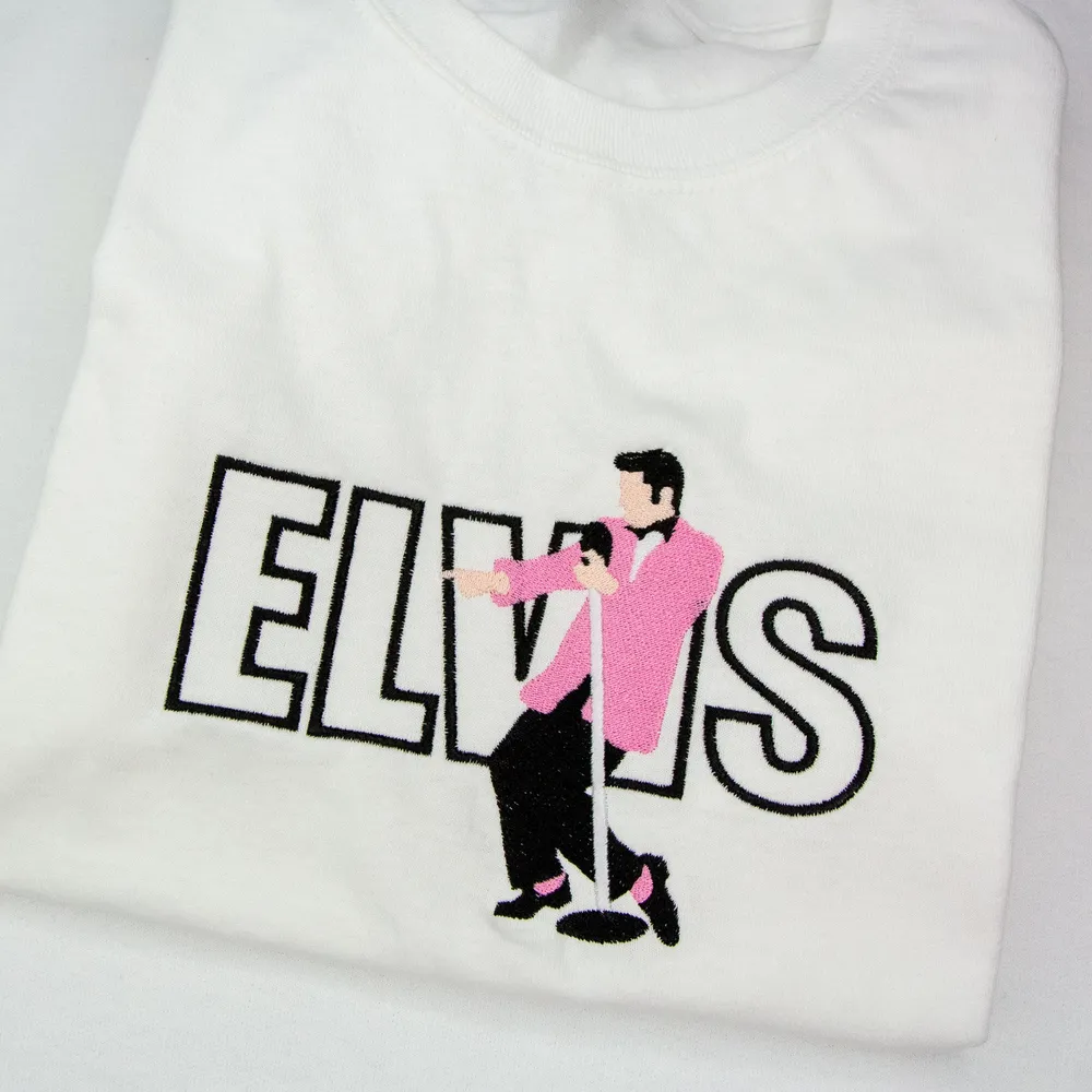 Elvis Presley Embroidered Sweatshirt