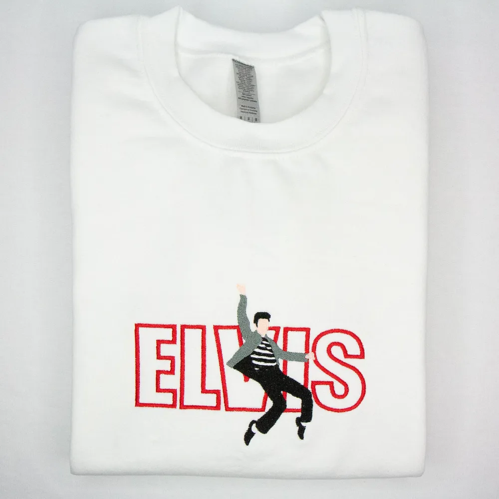 Elvis Presley in Jailhouse Rock Embroidered Sweatshirt - TM