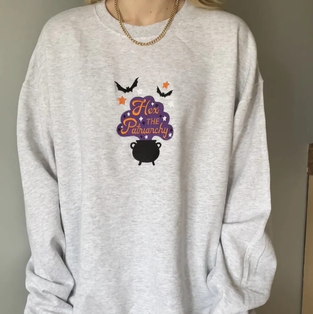 Hex The Patriarchy Embroidered Sweatshirt