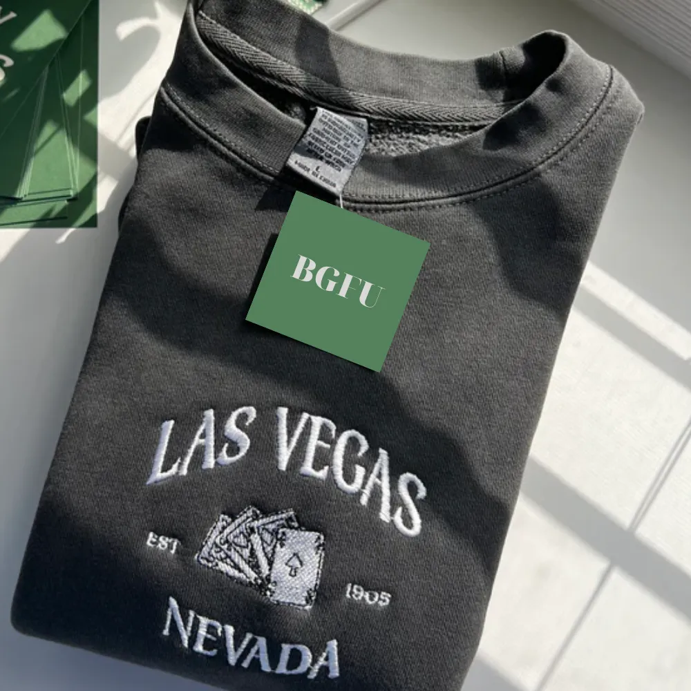 LAS VEGAS - Nevada Embroidered Sweatshirt