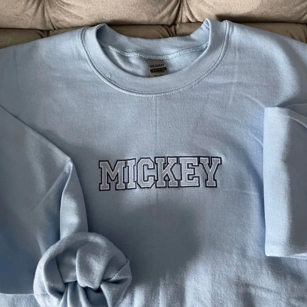 Mickey x Minnie Embroidered Couple matching sweatshirts - TM