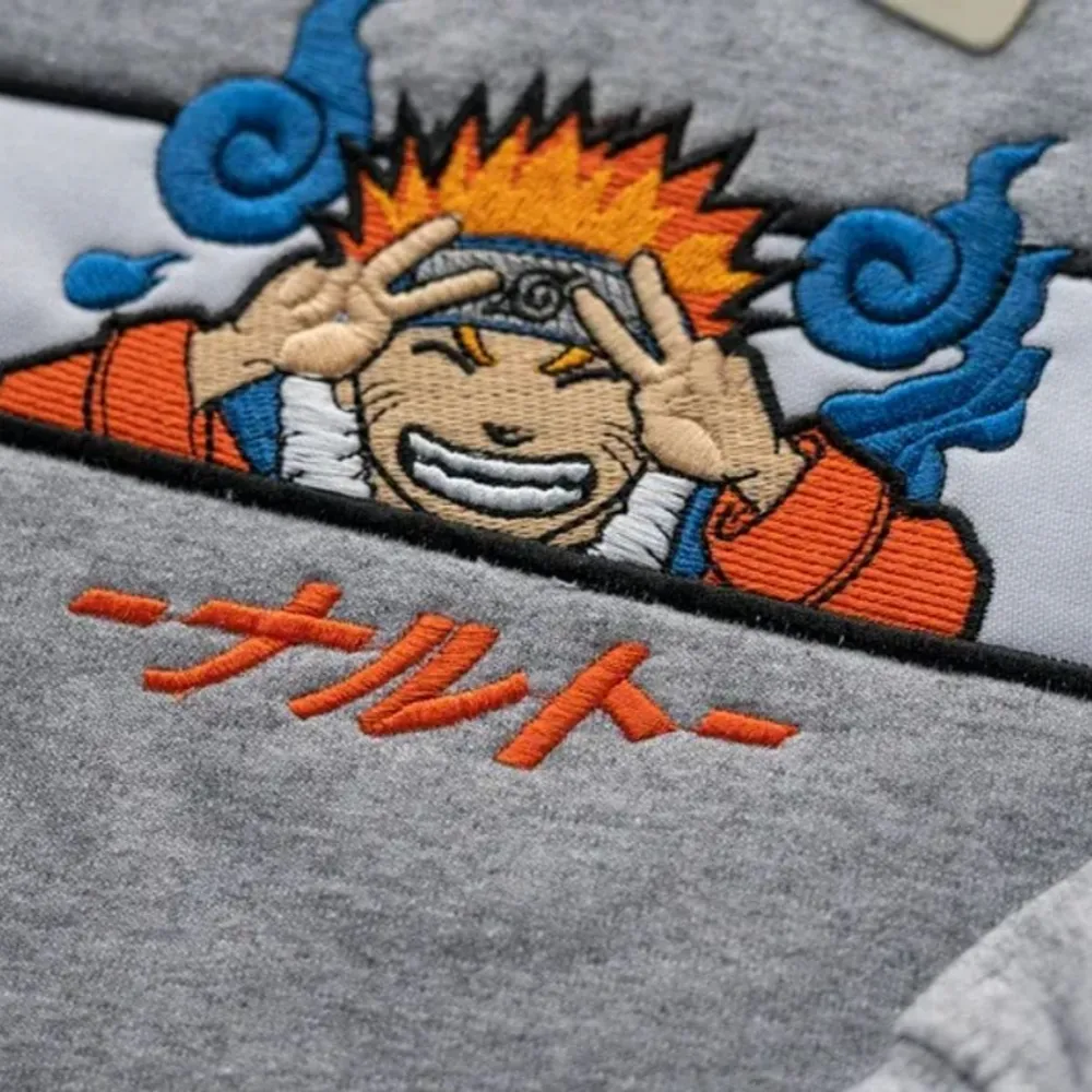 Embroidered Naruto Uzumaki Manga Anime Sweatshirt - TM