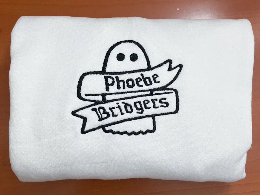 Phoebe Bridgers “Ghost” Embroidered Sweatshirt - TM