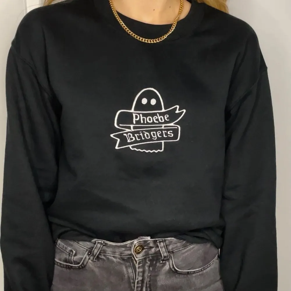 Phoebe Bridgers “Ghost” Embroidered Sweatshirt - TM