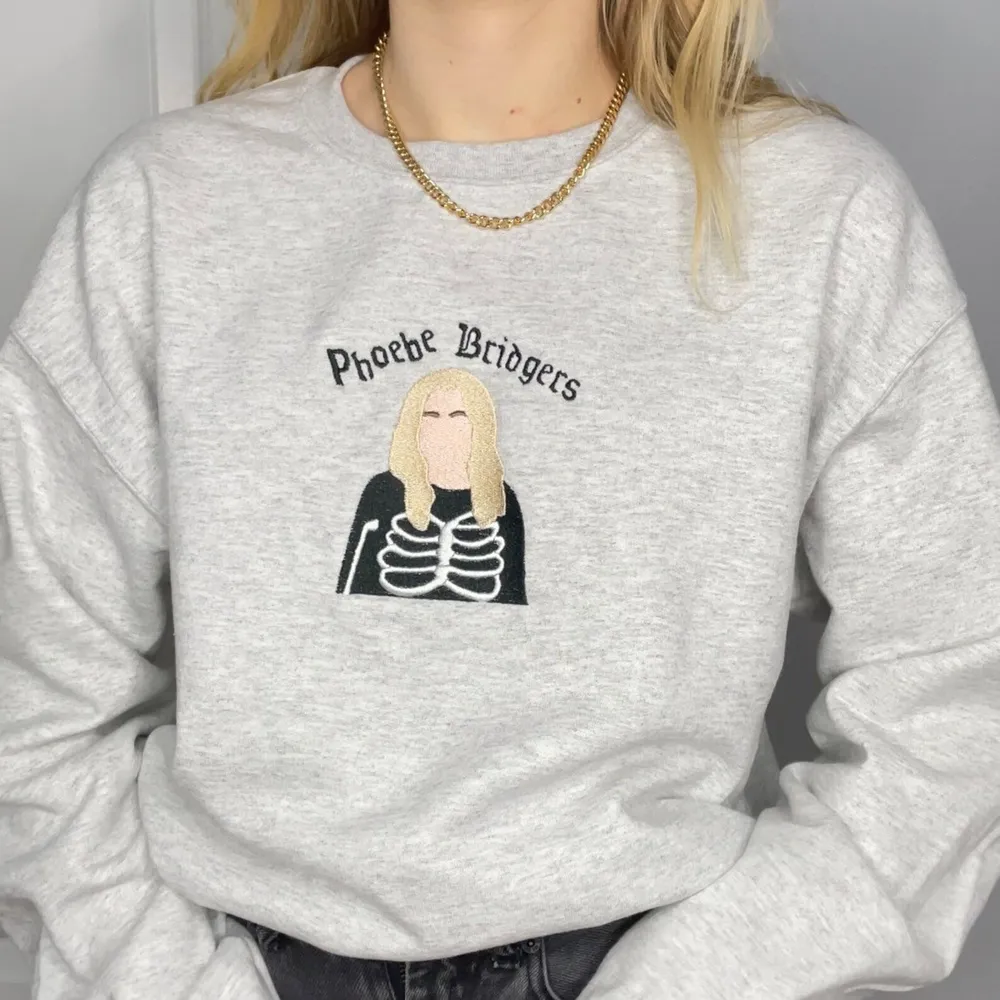 Phoebe Bridgers “Skeleton” Embroidered Sweatshirt - TM