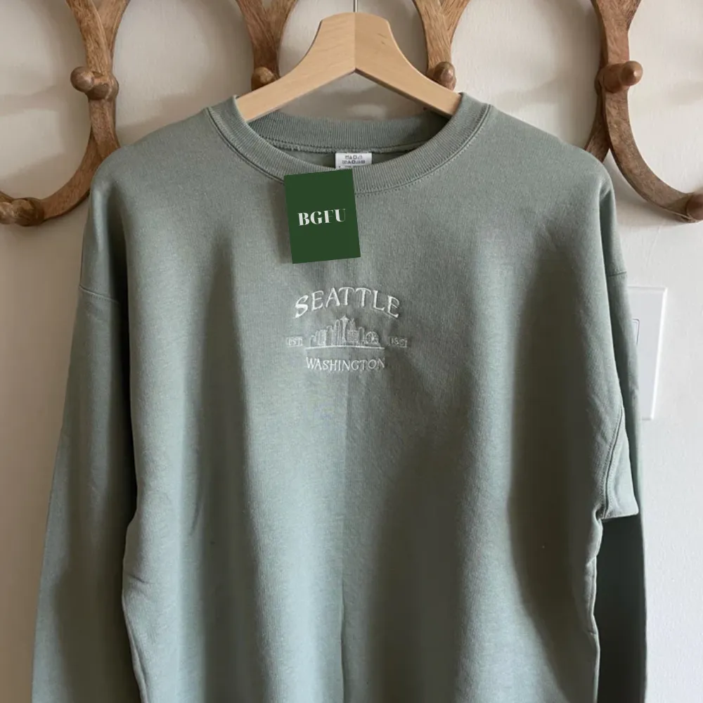 Seattle - Washington embroidered sweatshirt
