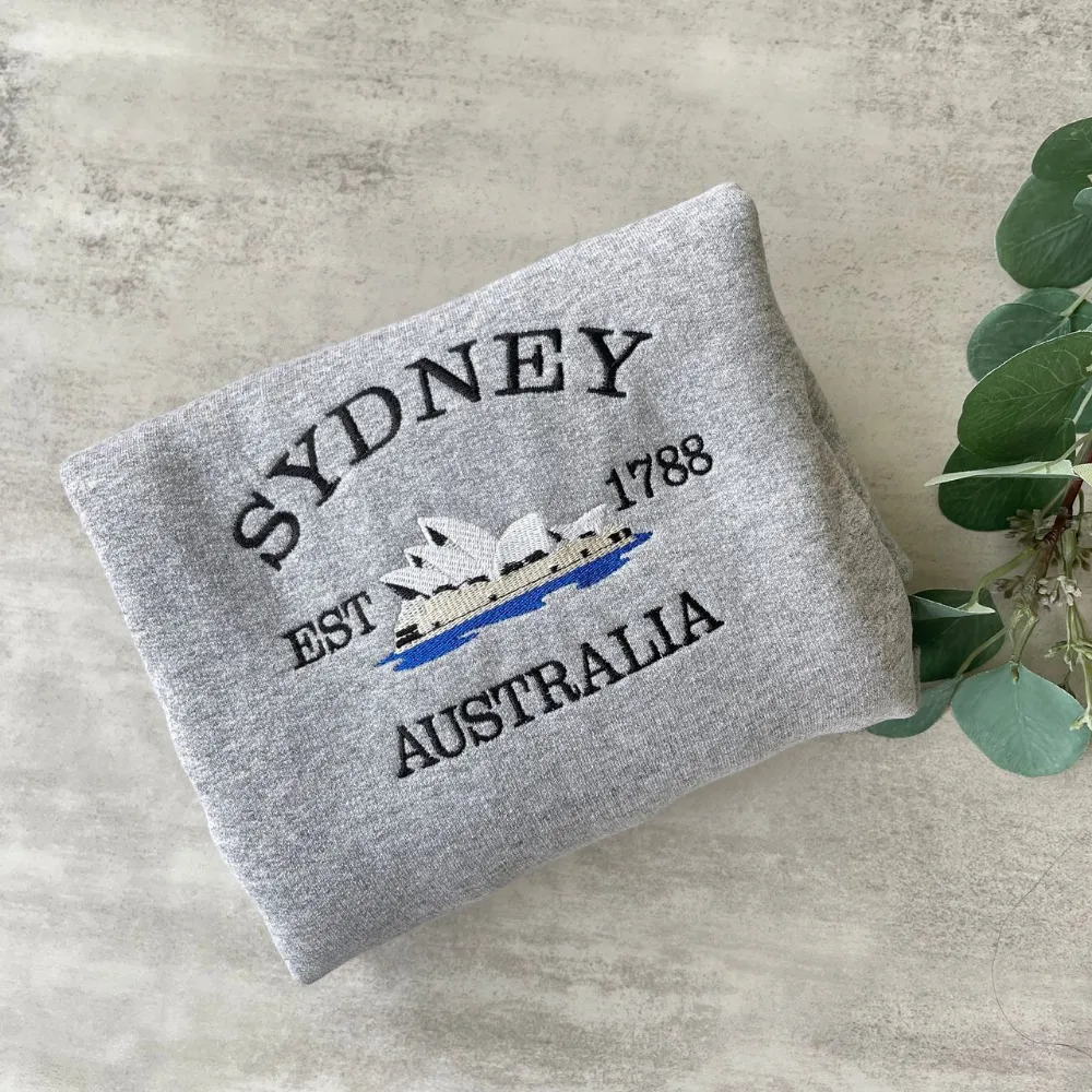 Sydney Australia Embroidered Sweatshirt