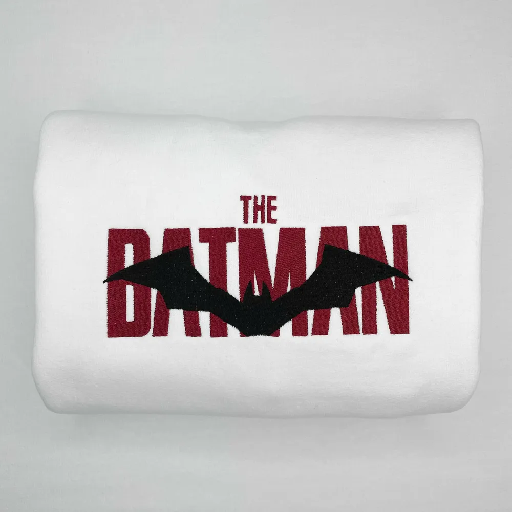 The Batman Movie Logo Embroidered Sweatshirt
