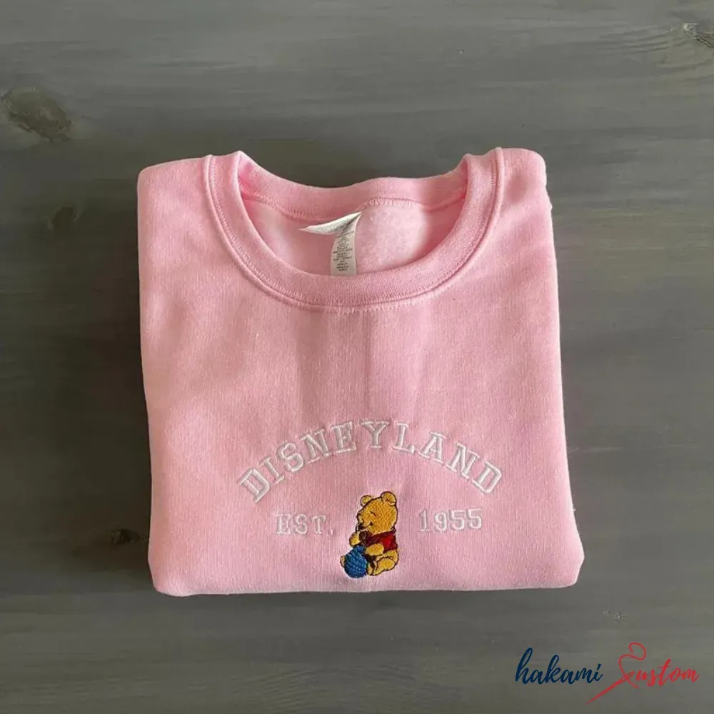 Vintage Disneyland and Winnie the Pooh 1955 Embroidered Sweatshirt - TM