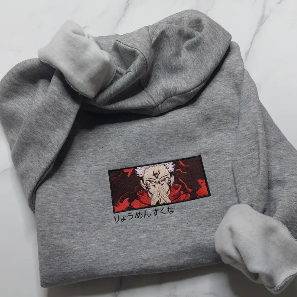 Yuji Itadori Embroidered Sweatshirt - TM